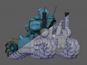 Metal Slug SV 001 Low-poly 3D Model