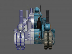 Metal Slug SV 001 Low-poly 3D Model