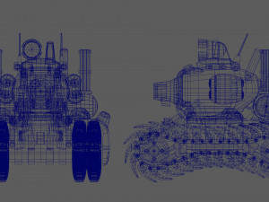 Metal Slug SV 001 Low-poly 3D Model