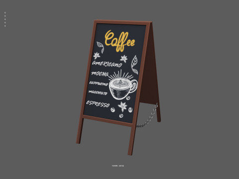 3D Coffee Equipment Anime Style Collection Low-poly 3Dモデル