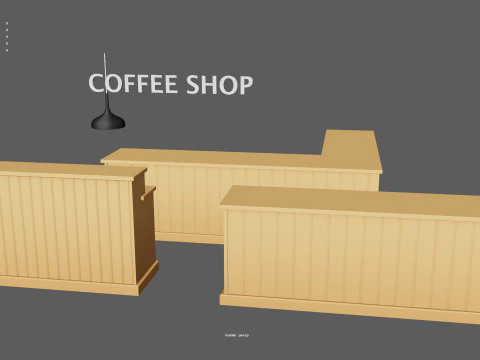 3D Coffee Equipment Anime Style Collection Low-poly 3D Model