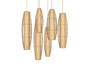Tropical lanterns 3D Model