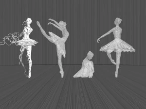 Statue danzanti Modello 3D