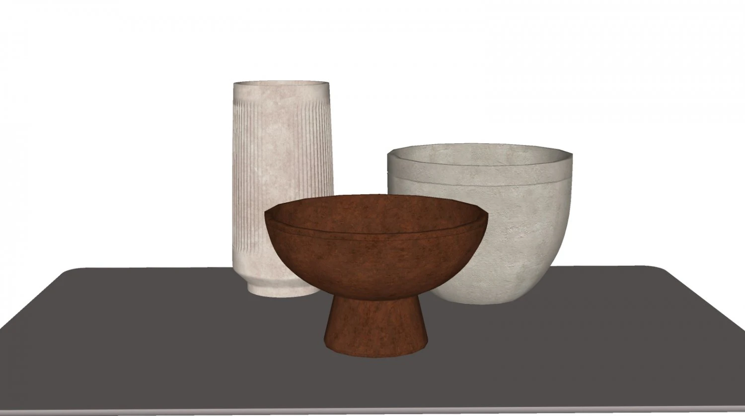 Art pottery 3D Model .c4d .max .obj .3ds .fbx .stl .blend 
