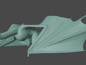 Realistic Dragon Model Modelo 3D