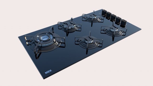 Cooker MEK Model 3D .c4d .max .obj .3ds .fbx .stl .blend 