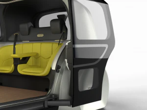 Volkswagen Sedric HQ interior 3D Model