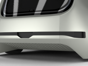 Volkswagen Sedric HQ interior 3D Model
