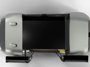 Volkswagen Sedric HQ interior 3D Model