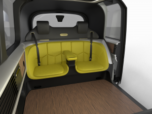 Volkswagen Sedric HQ interior 3D Model