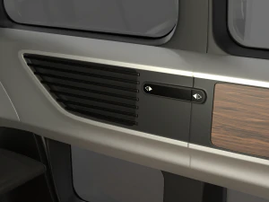 Volkswagen Sedric HQ interior 3D Model