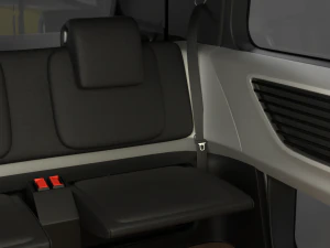 Volkswagen Sedric HQ interior 3D Model