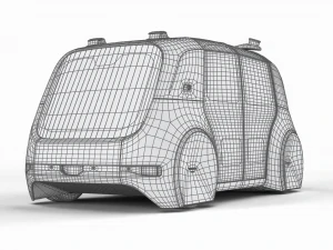Volkswagen Sedric HQ interior 3D Model