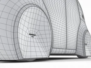 Volkswagen Sedric HQ interior 3D Model