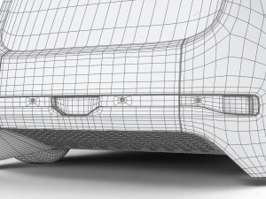 Volkswagen Sedric HQ interior 3D Model