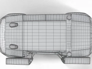 Volkswagen Sedric HQ interior 3D Model