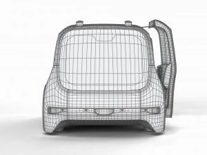 Volkswagen Sedric HQ interior 3D Model