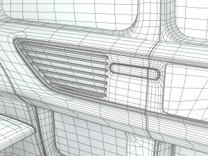 Volkswagen Sedric HQ interior 3D Model