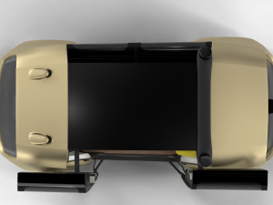 Volkswagen Sedric HQ interior 3D Модель