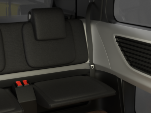 Volkswagen Sedric HQ interior 3D Модель