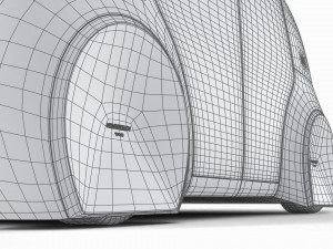 Volkswagen Sedric HQ interior 3D Модель