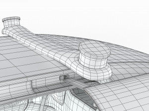 Volkswagen Sedric HQ interior 3D Модель