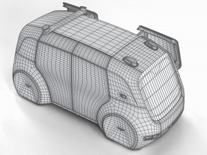 Volkswagen Sedric HQ interior 3D Модель