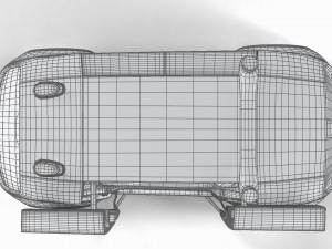 Volkswagen Sedric HQ interior 3D Модель