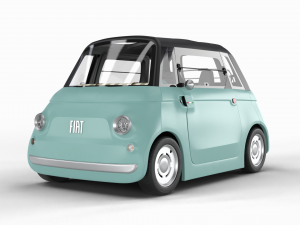 Fiat Topolino 2024 HQ interior 3D Model