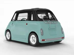 Fiat Topolino 2024 HQ interior 3D Model