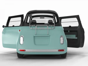 Fiat Topolino 2024 HQ interior 3D Model