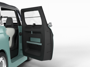 Fiat Topolino 2024 HQ interior Modello 3D