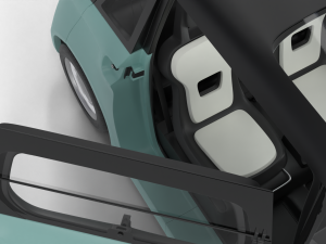 Fiat Topolino 2024 HQ interior Modello 3D