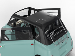 Fiat Topolino 2024 HQ interior Modello 3D