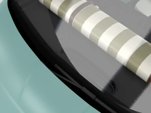 Fiat Topolino 2024 HQ interior 3D Model