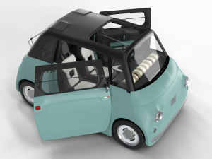 Fiat Topolino 2024 HQ interior Modello 3D
