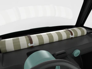 Fiat Topolino 2024 HQ interior 3D Model