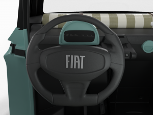Fiat Topolino 2024 HQ interior Modello 3D
