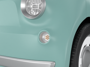 Fiat Topolino 2024 HQ interior Modello 3D
