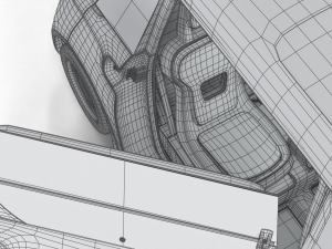 Fiat Topolino 2024 HQ interior Modello 3D