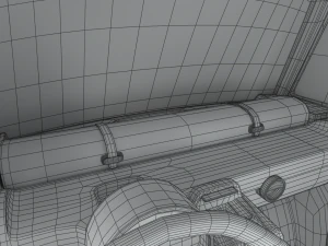 Fiat Topolino 2024 HQ interior 3D Model