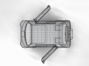 Fiat Topolino 2024 HQ interior Modello 3D