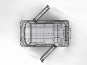 Fiat Topolino 2024 HQ interior 3D Model