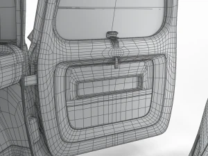 Fiat Topolino 2024 HQ interior 3D Model