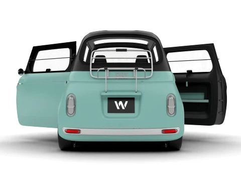 Fiat Topolino 2024 HQ interior 3D Model