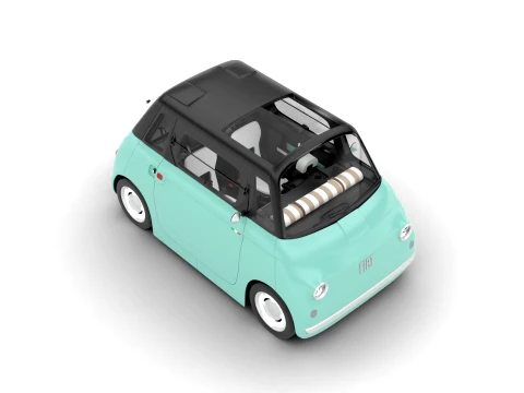 Fiat Topolino 2025 HQ 3D Model