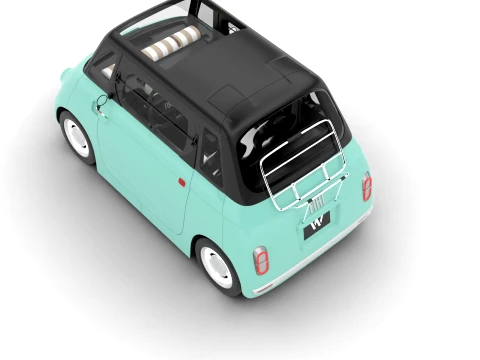 Fiat Topolino 2025 HQ 3D Model