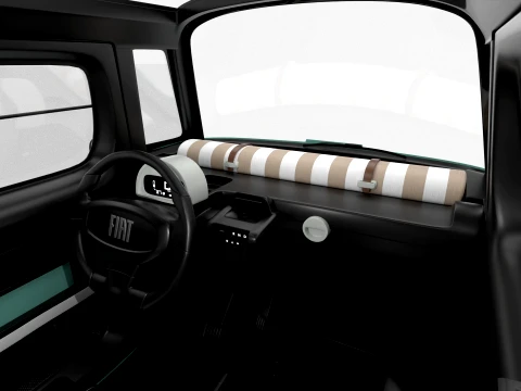Fiat Topolino 2025 HQ 3D Model