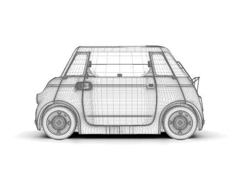 Fiat Topolino 2025 HQ 3D Model