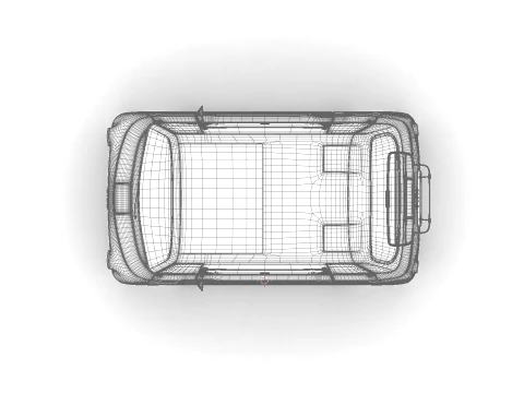 Fiat Topolino 2025 HQ 3D Model
